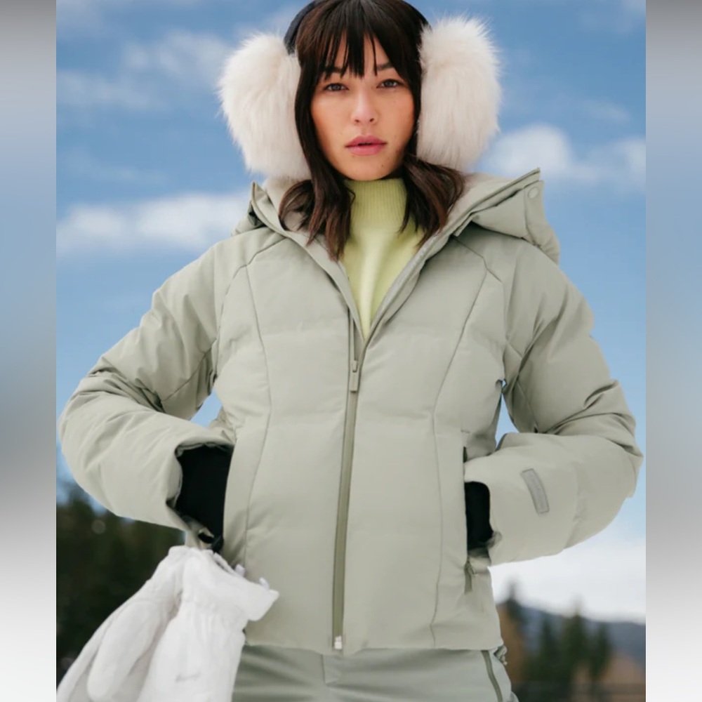 NWT Halfdays Georgie Puffer Jacket Sage